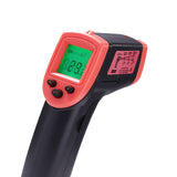 Maxbell Handheld Laser Infrared Thermometer Backlit Red