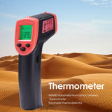 Maxbell Handheld Laser Infrared Thermometer Backlit Red