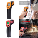 Maxbell Handheld Laser Infrared Thermometer Backlit Red