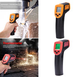 Maxbell Handheld Laser Infrared Thermometer Backlit Red