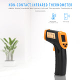 Maxbell Handheld Laser Infrared Thermometer Backlit Yellow