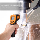 Maxbell Handheld Laser Infrared Thermometer Backlit Yellow