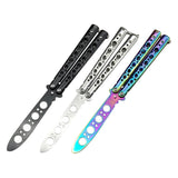 Maxbell Butterfly Balisong Trainer Training Knife Tool Durable Black