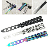 Maxbell Butterfly Balisong Trainer Training Knife Tool Durable Black
