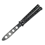 Maxbell Butterfly Balisong Trainer Training Knife Tool Durable Black