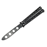 Maxbell Butterfly Balisong Trainer Training Knife Tool Durable Black