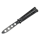 Maxbell Butterfly Balisong Trainer Training Knife Tool Durable Black