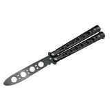 Maxbell Butterfly Balisong Trainer Training Knife Tool Durable Black