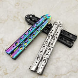 Maxbell Butterfly Balisong Trainer Training Knife Tool Durable Black