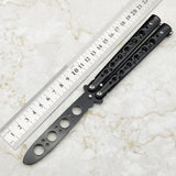 Maxbell Butterfly Balisong Trainer Training Knife Tool Durable Black