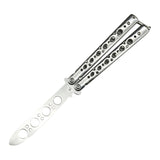 Maxbell Butterfly Balisong Trainer Training Knife Tool Durable White
