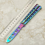 Maxbell Butterfly Balisong Trainer Training Knife Tool Durable Colorful