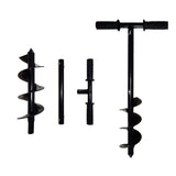 Maxbell Manual Earth Auger Fence Post Drill Soil Digger Hole Borer 4" Hand Tool
