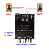 Maxbell Subwoofer Bluetooth Receiver Audio Amplifier Board 100W+100W