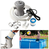 Maxbell 1pc Swimming Pool Electric Filter Pump For Above Ground Pools System Kit