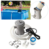 Maxbell 15W Electric Water Filter Pump For Above Ground Pools with Filter Cartridge