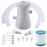Maxbell Electric Filter Pump For Pools Flow Rate 530 Gallons Water Pump with Accs