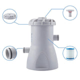 Maxbell Electric Filter Pump For Pools Flow Rate 530 Gallons Water Pump with Accs