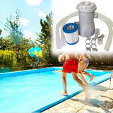 Maxbell Electric Filter Pump For Pools Flow Rate 530 Gallons Water Pump with Accs