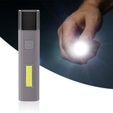 Maxbell Portable Torch Lamp Wear-resisting Flashlight Emergency Outdoor Light Gray
