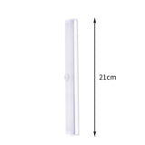 Maxbell Smart Induction Lamp USB Rechargeable Night Light Dimmable Motion Sensor Warm Light 21CM