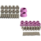 Maxbell AG-60 Plasma Cutter Nozzles Fitting Parts Tips Soldering Equipment Cutters 22 pcs