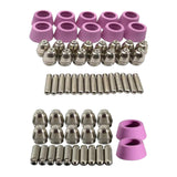 Maxbell AG-60 Plasma Cutter Nozzles Fitting Parts Tips Soldering Equipment Cutters 22 pcs