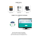 Maxbell RFID Card Copier NFC Card Reader Copier for Cards ID 4100, 8265, 5200, 5577