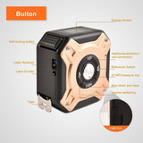 Maxbell Laser Tape Measure 16ft/5M Multi-Measurement Modes for Volume gold