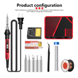 Maxbell 110V Soldering Iron Kit Soldering Display Wire Repairing Tool Set US Plug 12Pcs