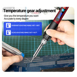 Maxbell 60W Temperature Adjustable Electric Soldering Iron Weld Tin Welding Pen SL103 US 18Set