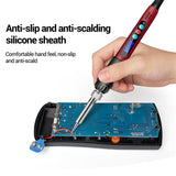 Maxbell 60W Temperature Adjustable Electric Soldering Iron Weld Tin Welding Pen SL103 US 18Set