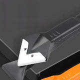 Maxbell 3 In 1 Glue Shovel Angle Scraper Caulking Tool Multifunctional Rubber Shovel Plastic Head