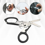 Maxbell Emergency Response Shears Tactical Pliers Multi-Functional for Outdoor Black