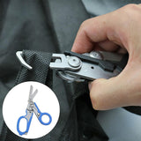 Maxbell Emergency Response Shears Tactical Pliers Multi-Functional for Outdoor Blue
