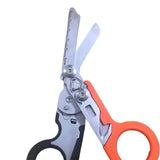 Maxbell Emergency Response Shears Tactical Pliers Multi-Functional for Outdoor Orange Black