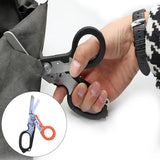 Maxbell Emergency Response Shears Tactical Pliers Multi-Functional for Outdoor Orange Black