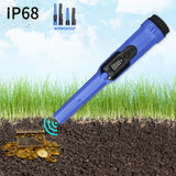 Maxbell Portable Handheld Metal Detector Treasure Hunting Scanner Blue Black