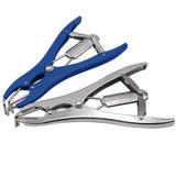 Maxbell Animal Castration Pliers with 100 Pieces Rubber Rings for Lambs Piglets Stainless steel