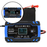 Maxbell Car Battery Charger 12V 24V 8A 4A with LCD Display for ATV SUV