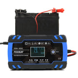 Maxbell Car Battery Charger 12V 24V 8A 4A with LCD Display for ATV SUV