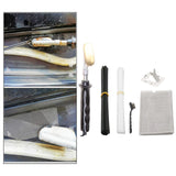 Maxbell Electric Soldering Iron Flat Tip Welding Welding Machine Combo A