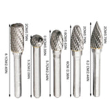Maxbell 5x Rotary File Set File Rasp Drill Bit for Grinding Woodworking Drilling