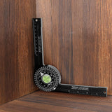 Maxbell 360 Degree Angle Ruler Finder Protractor Wordworking Ruler for Carpenters