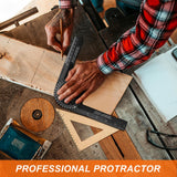 Maxbell 360 Degree Angle Ruler Finder Protractor Wordworking Ruler for Carpenters