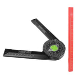 Maxbell 360 Degree Angle Ruler Finder Protractor Wordworking Ruler for Carpenters