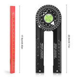Maxbell 360 Degree Angle Ruler Finder Protractor Wordworking Ruler for Carpenters
