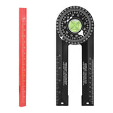 Maxbell 360 Degree Angle Ruler Finder Protractor Wordworking Ruler for Carpenters