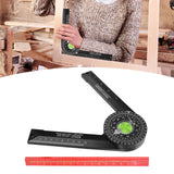 Maxbell 360 Degree Angle Ruler Finder Protractor Wordworking Ruler for Carpenters
