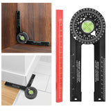 Maxbell 360 Degree Angle Ruler Finder Protractor Wordworking Ruler for Carpenters
